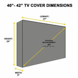 Los Angeles Dodgers -MLB-Outdoor TV Cover Heavy Duty