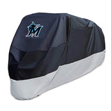 Miami Marlins MLB Outdoor Motorcycle Cover