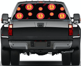Houston Rockets NBA Truck SUV Decals Paste Film Stickers Rear Window