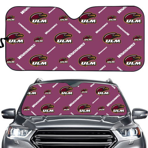 Louisiana-Monroe Warhawks NCAA Car Windshield Sun Shade Universal Fit Sunshade