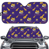 LSU Tigers NCAA Car Windshield Sun Shade Universal Fit Sunshade