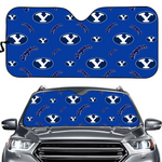 BYU Cougars NCAA Car Windshield Sun Shade Universal Fit Sunshade