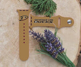 Anaheim Ducks Logo NHL Sport Silicone Compatible with Apple Watch Bands