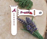 Atlanta Braves Logo MLB Sport Silicone Compatible with Apple Watch Bands
