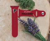 Atlanta Falcons Logo NFL Sport Silicone Compatible with Apple Watch Bands
