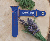 Buffalo Bills Logo NFL Sport Silicone Compatible with Apple Watch Bands