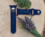 Buffalo Sabres Logo NHL Sport Silicone Compatible with Apple Watch Bands