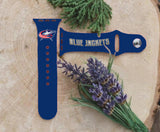 Columbus Blue Jackets Logo NHL Sport Silicone Compatible with Apple Watch Bands