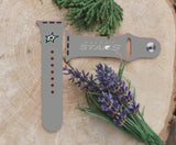 Dallas Stars Logo NHL Sport Silicone Compatible with Apple Watch Bands