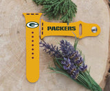 Green Bay Packers Logo NFL Sport Silicone Compatible with Apple Watch Bands