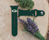 Green Bay Packers Logo NFL Sport Silicone Compatible with Apple Watch Bands