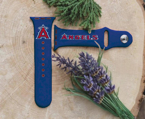 Los Angeles Angels Logo MLB Sport Silicone Compatible with Apple Watch Bands