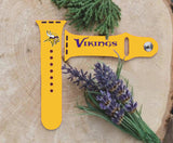 Minnesota Vikings Logo NFL Sport Silicone Compatible with Apple Watch Bands