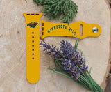 Minnesota Wild Logo NHL Sport Silicone Compatible with Apple Watch Bands