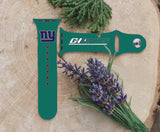 New York Giants Logo NFL Sport Silicone Compatible with Apple Watch Bands