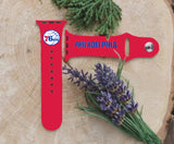 Philadelphia 76ers Logo NBA Sport Silicone Compatible with Apple Watch Bands