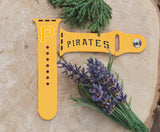 Pittsburgh Pirates Logo MLB Sport Silicone Compatible with Apple Watch Bands