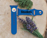 Pittsburgh Steelers Logo NFL Sport Silicone Compatible with Apple Watch Bands