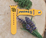 San Diego Padres Logo MLB Sport Silicone Compatible with Apple Watch Bands