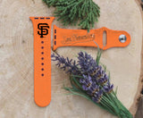 San Francisco Giants Logo MLB Sport Silicone Compatible with Apple Watch Bands