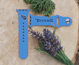 Tennessee Titans Logo NFL Sport Silicone Compatible with Apple Watch Bands