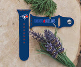 Toronto Blue Jays Logo MLB Sport Silicone Compatible with Apple Watch Bands