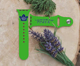 Toronto Maple Leafs Logo NHL Sport Silicone Compatible with Apple Watch Bands