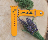 Utah Jazz Logo NBA Sport Silicone Compatible with Apple Watch Bands
