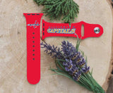 Washington Capitals Logo NHL Sport Silicone Compatible with Apple Watch Bands