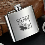 New York Rangers NHL Wine Liquor Matte Pot Hip Flask