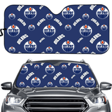 Edmonton Oilers NHL Car Windshield Sun Shade Universal Fit Sunshade