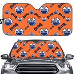 Edmonton Oilers NHL Car Windshield Sun Shade Universal Fit Sunshade