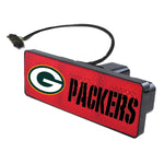 Green Bay Packers NFL Hitch Cover LED Brake Light for Trailer