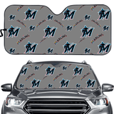 Miami Marlins MLB Car Windshield Sun Shade Universal Fit Sunshade