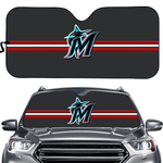 Miami Marlins MLB Car Windshield Sun Shade Universal Fit Sunshade