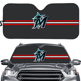 Miami Marlins MLB Car Windshield Sun Shade Universal Fit Sunshade
