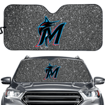 Miami Marlins MLB Car Windshield Sun Shade Universal Fit Sunshade