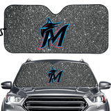 Miami Marlins MLB Car Windshield Sun Shade Universal Fit Sunshade
