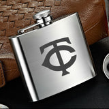 Minnesota Twins MLB Wine Liquor Matte Pot Hip Flask