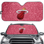 Miami Heat NBA Car Windshield Sun Shade Universal Fit Sunshade