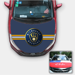 Milwaukee Brewers MLB Car Auto Hood Engine Cover Protector
