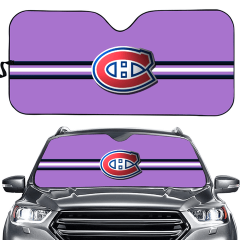 Montreal Canadiens NHL Car Windshield Sun Shade Universal Fit Sunshade
