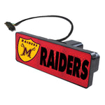 Las Vegas Raiders NFL Hitch Cover LED Brake Light for Trailer
