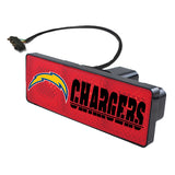 Los Angeles Chargers NFL Hitch Cover LED Brake Light for Trailer
