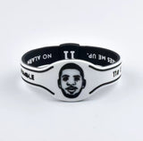 NBA Player Logo Silicone Rubber Wristband Bracelet