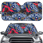 New Orleans Pelicans NBA Car Windshield Sun Shade Universal Fit Sunshade