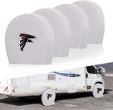 Atlanta Falcons NFL Tire Covers Set of 4 or 2 for RV Wheel Trailer Camper Motorhome