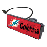 Miami Dolphins NFL Hitch Cover LED Brake Light for Trailer