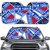 New York Rangers NHL Car Windshield Sun Shade Universal Fit Sunshade