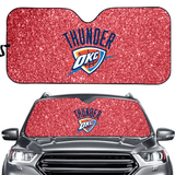 Oklahoma City Thunder NBA Car Windshield Sun Shade Universal Fit Sunshade